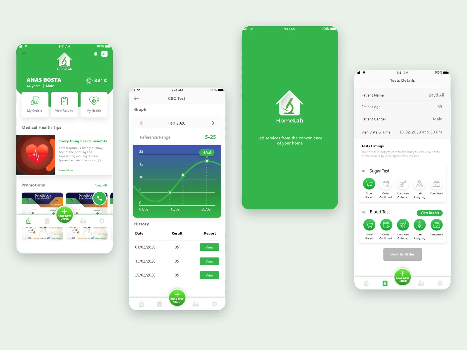 HomeLab mobile app design by Raza Ul Mustafa