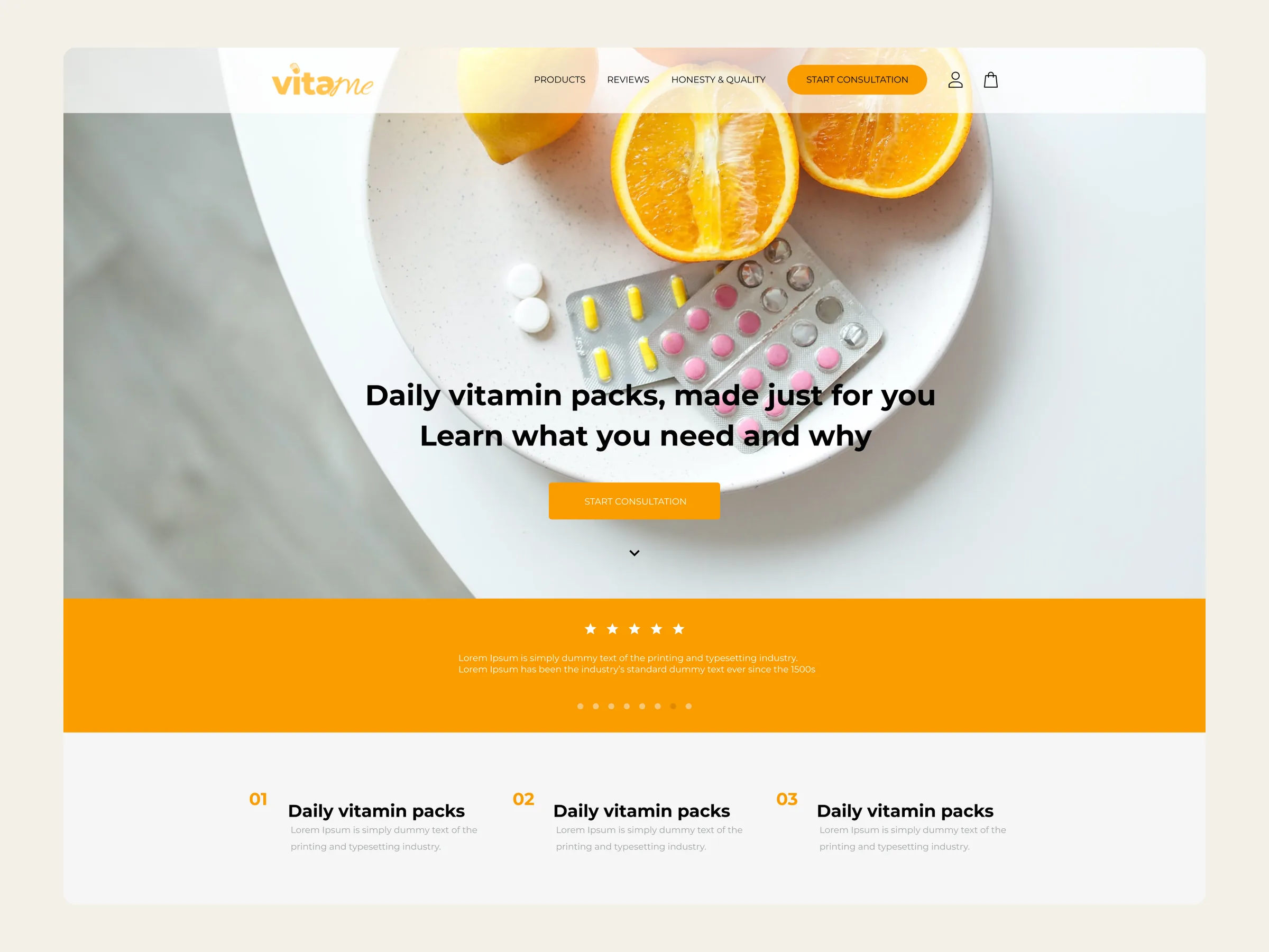 Vive: personalised vitamin packs